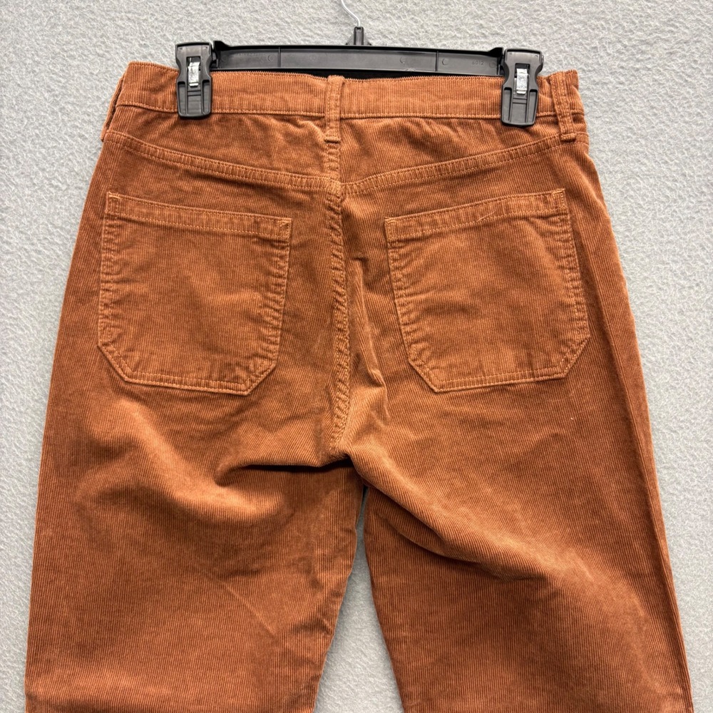 GAP Womens 70s Flare High Rise Corduroy Pants Brown Boho Western Size 29 8R New - Picture 11 of 12